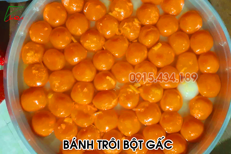 bánh trôi gấc